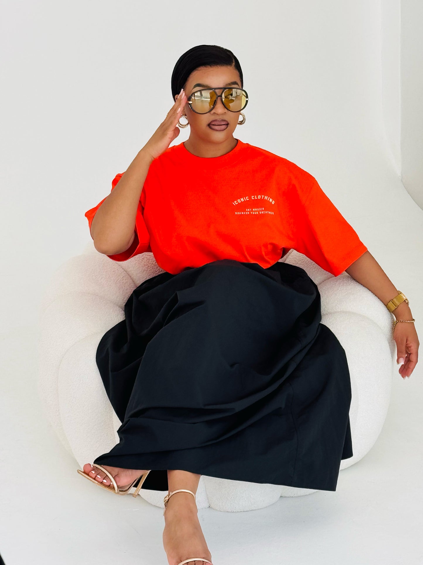 D. Iconic Orange Classic T-Shirt