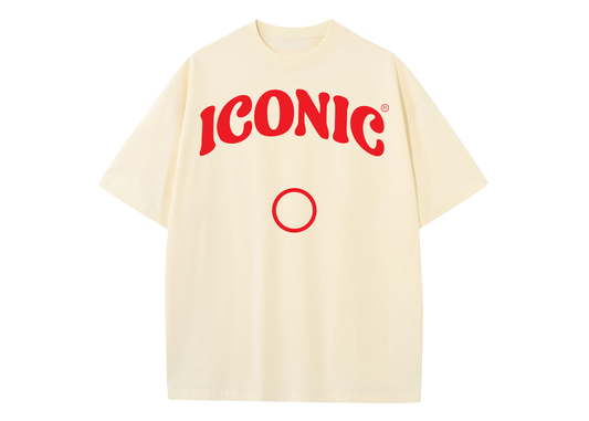 Iconic S/S Off-White Full Circle T-Shirt
