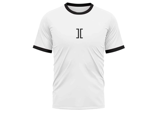 B/W Contrast Logo Print T-Shirt