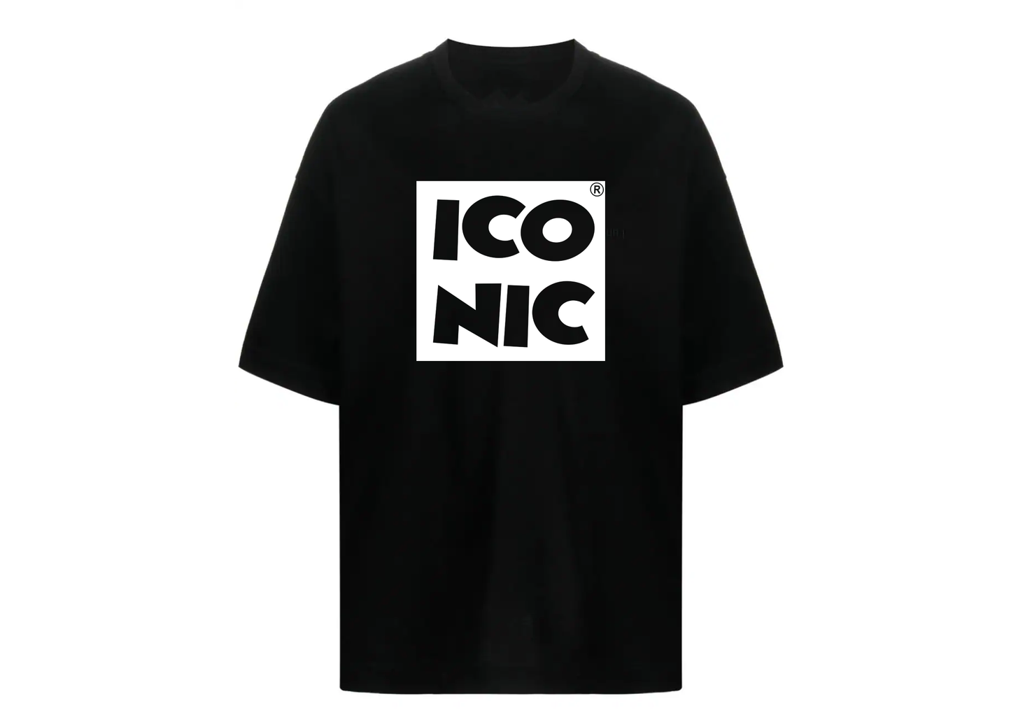 Black Iconic Square Logo T-Shirt