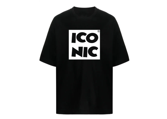Black Iconic Square Logo T-Shirt