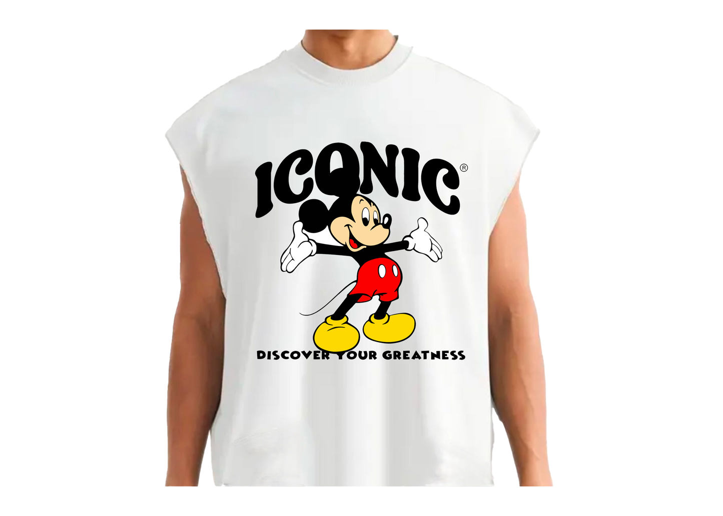 Iconic Unisex Mickey Cropped Vest