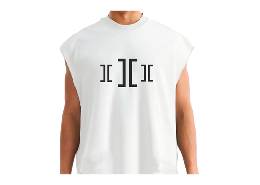 Iconic Unisex Tripple Logo Cropped Vest